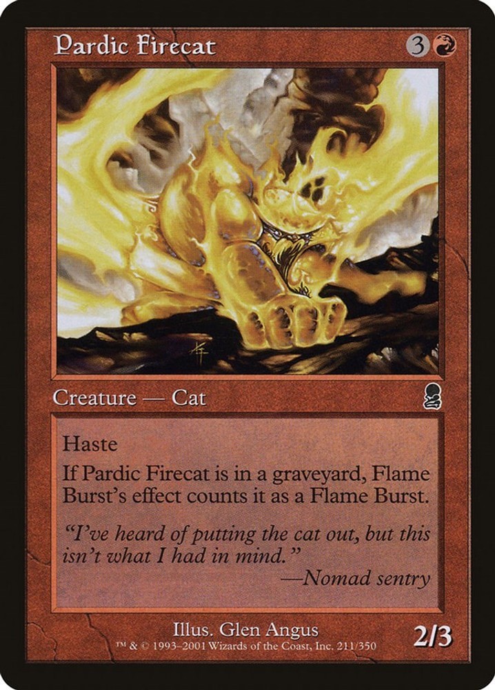 Pardic Firecat - Odyssey ODY - 211 - LP - MTG