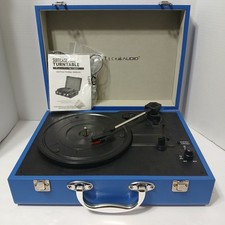 Multitech Audio Suitcase 3-speed Turntable UNTESTED, SOLD AS IS 