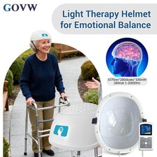PBM Neuromodulacion Brain Helmet 1070nm NIR Light Therapy for Parkinson Anxiety