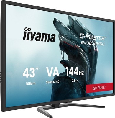 iiyama G-MASTER G4380UHSU-B2 - 108 cm (42.5'') 3840 x 2160 Pixel 4K Ultra  #NO316