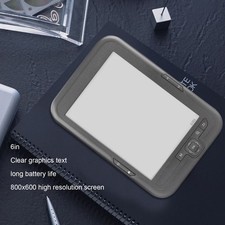16GB Ereader 6in 800x600 HD Ink Screen Ebook Reader FM Support With Protecti BL