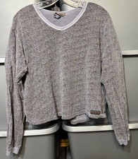 Vtg 90’s Gramicci Women’s LS Shirt Sz L USA Made Gorpcore Hiking HTF M7
