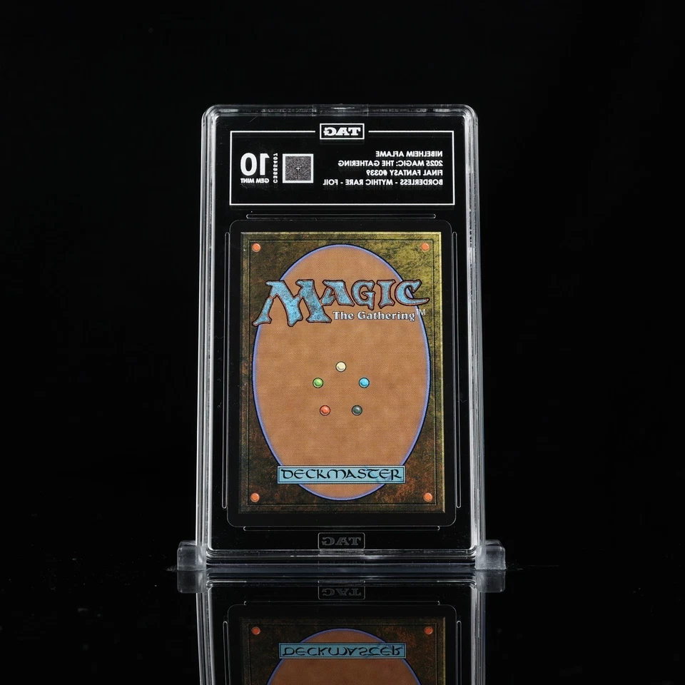 TAG 10 NIBELHEIM AFLAME MAGIC: THE GATHERING FINAL FANTASY #0339 BORDERLESS FOIL - Image 2 of 2
