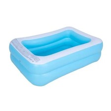 Inflatable Swimming Pool for Kids Outdoor Ground Rectangular 43"x34.5"x13"