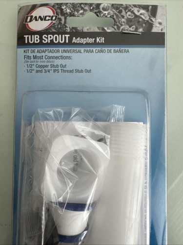 DANCO WANNENAUSLAUF ADAPTER KIT Universal 10999 BRANDNEU PASST 1/2" ANSCHLÜSSE - Bild 2 von 3