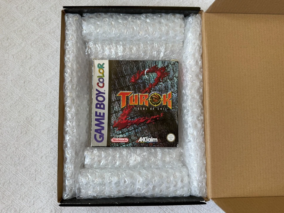 Turok 2 Seeds of Evil Nintendo Game Boy Color - UK PAL GC CIB with Reg - Tracked - Image 2 of 4