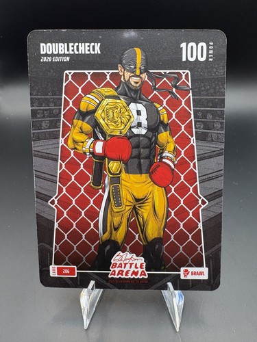2026 Bo Jackson Battle Arena Doublecheck Aaron Rodgers Brawl Card 206