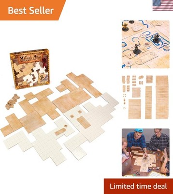 The Master's Atlas: 44 Reversible DND Battle Map Tiles for Epic RPG Adventures