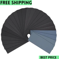 72Pcs Sandpaper Sand paper Sheets Assortment Wet Dry Wood Metal 120-3000 Grit
