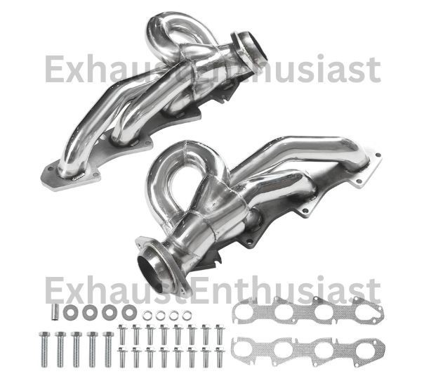 GEARZAAR Shorty Performance Headers For Dodge Ram 1500 5.7L HEMI 2009-2018 | T304 Stainless