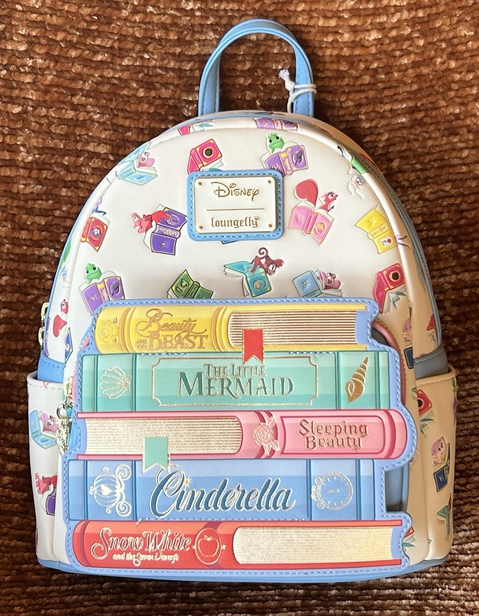 disney princess books mini backpack New With Tags!! Loungefly Disney Princess Books Classics Mini Backpack!!