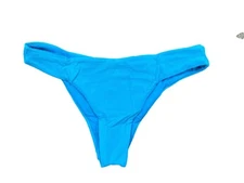 FREE PEOPLE X Toast Swim Women Signature Low Rise Hipster-Bottom Turquoise Sea S