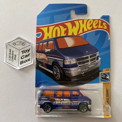 2023 HOT WHEELS #66 - Dodge Van (Blue - Card Not In Perfect Condition) B00