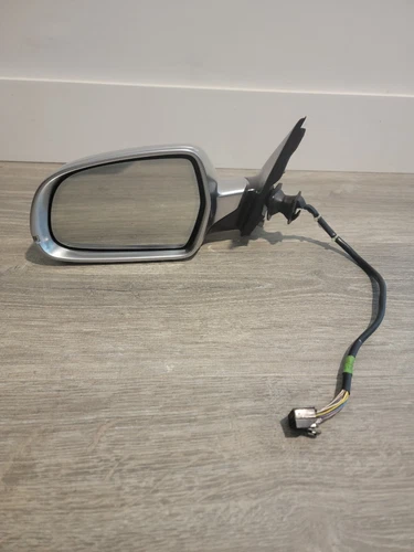2009-2017 Audi A4,S4 Aluminum Silver Grey Driver Side Mirror Assembly & Motor B8