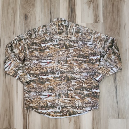 Vintage Banana Republic Shirt Mens Large Alaska Native Button Up Long Sleeve - Picture 7 of 12