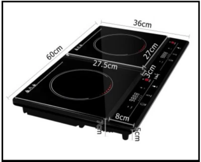 Double Induction Portable Cooktop Cooktops Rangehoods