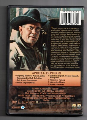 COWBOY [1958/2002] DVD (with chapter insert) Glenn Ford, Jack