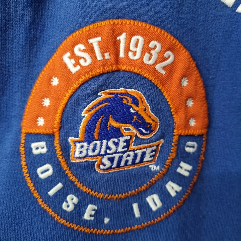 VTG Boise State Hoodie NCAA VF Imagewear Pullover Logo Collegiate Sweatshirt 2XL - Image 4 of 4