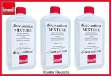 3x1L Mixture Disco-Antistatic Knosti Schallplatten-Reinigungsfluid NEU