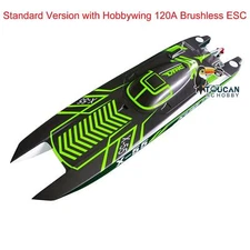 X55 Remote Control High-speed Racing Boats DTRC 110km/h Waterproof RC Boat Model