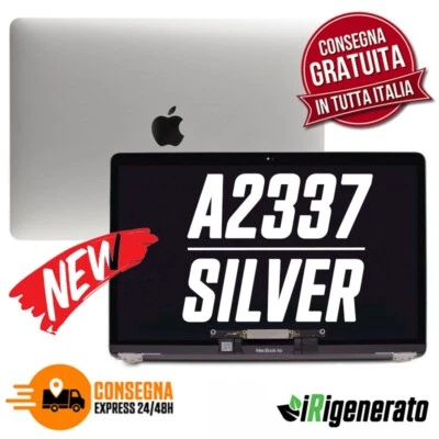 Display A2337 M1 2020 Macbook Air 13.3 schermo Apple OEM Silver