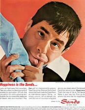 Jerry Lewis Sands Las Vegas HAPPINESS IS THE SANDS Disorderly Orderly 1965 Ad