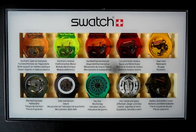 SWATCH 10 Step Production Showcase 1994 CLUBPACK1 Color ex Sammler