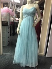 Mint/silver Long Formal/prom Dress