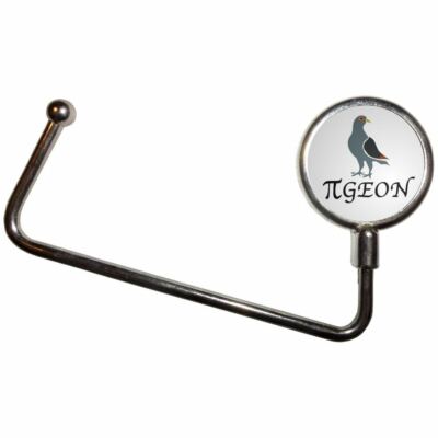 Pi Pigeon Handtasche Tisch Haken Aufhänger (65 mm x 107 mm)
