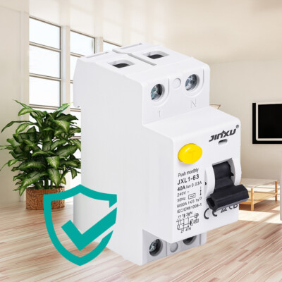 FI-SCHALTER Fehlerstromschutzschalter 2P 4P 16A 25A 40A 63A 30mA 300mA RCD DHL