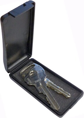 Custom Accessories 46661 Black Hide A Key Magnetic Key Holder Box
