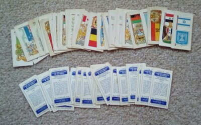 RAR Sammlerstück Brooke Bond Tee Sammelkarten Flaggen und Embleme der Welt