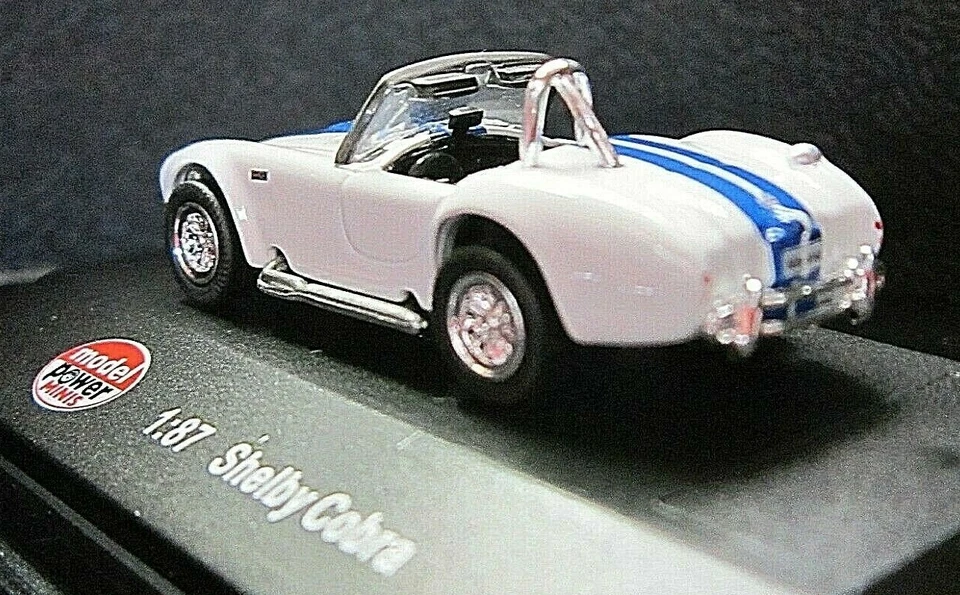 MODEL POWER SHELBY COBRA white HO scale 1:87 New 19225 - Image 4 of 4