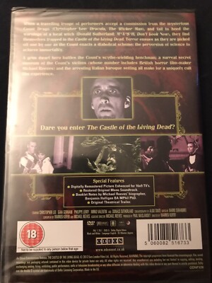 CASTLE OF THE LIVING DEAD (1964) Christopher Lee (Region 2 UK PAL
