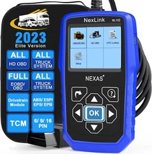 NEXAS NL102 Heavy Duty Truck Diesel Diagnostic OBD2 Scanner Code Reader 2 in 1