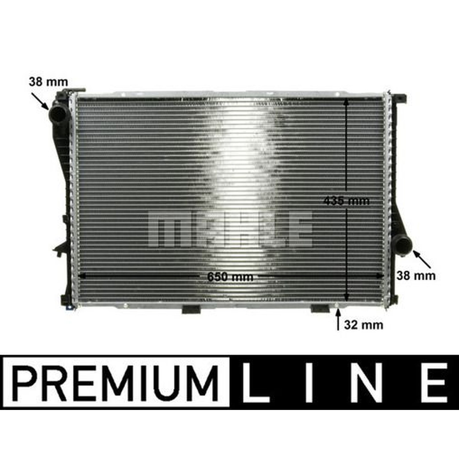 Mahle Engine Cooling Radiator CR 295 000P - Genuine OE Quality for BMW
