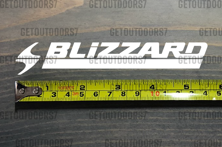 Blizzard Adesivo Sci Decalcomania Salomon 5 5" Bianco Rossi Blizzard Volkl Liberty