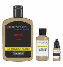 Leather Paint for BMW BEIGE Car Seat Repair scratches scuff marks