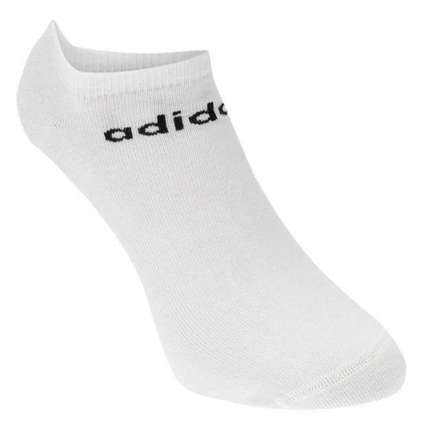 ADIDAS 6 PAIR PACK NO SHOW TRAINER LINER SOCKS ANKLE SOCKS SIZES 5 - 17 UK