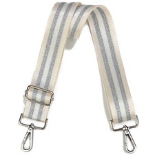 Purse Strap Silver Hardware Wide Bag Straps Replacement Crossbody Adjustable ...