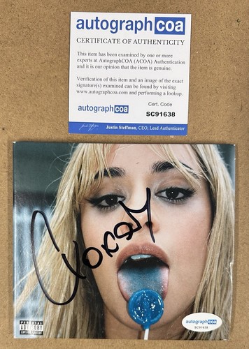 Camila Cabello AUTOGRAPH C, XOXO SIGNED CD - IN PERSON - ACOA