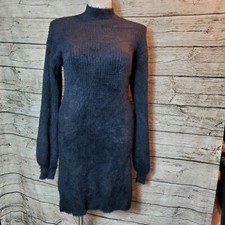 Fashion Nova Black Kaylee Sweater Midi Dress Size 3X NWT