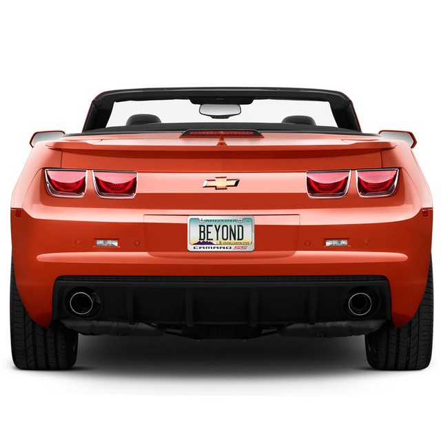 Chevrolet Camaro SS 2010 Speed Line Chrome Metal License Plate Frame EBay