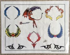 Tattoo Studio Shop Flash Single By Eric Iovino Frame Type Border 11"X14" Print