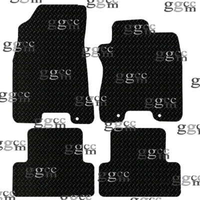 FITS NISSAN X TRAIL 2008 TO 2014 FULLY TAILORED BLACK RUBBER CAR FLOOR MATS SET.