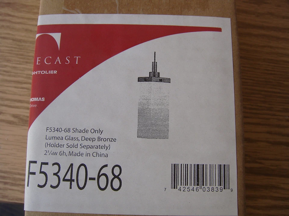 Mini Colgante Casa Forecast F534068 Vidrio Lumea SOLO Tono Bronce Profundo Solo Foto 4 de 4