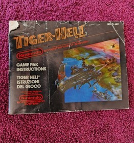 Tiger Heli - Nintendo NES - UK PAL A - With Box, Manual and Sleeve - rare