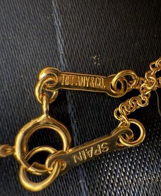 Tiffany & Co. Elsa Peretti 18k Yellow Gold Double Teardrop Pendant