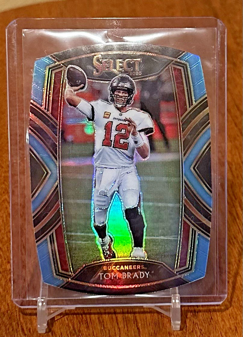 Tom Brady SP - 2020 Panini Select Football Club Level Light Blue DieCut RETAIL