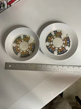 2-Rosti Mepal Denmark Melamine Kids Plate Bowls -Choo Choo Train Children